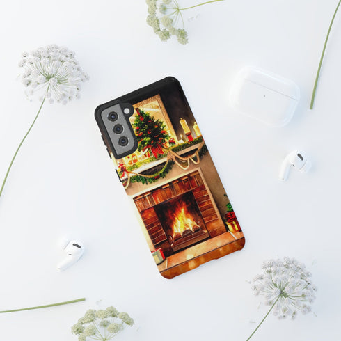 Warm Chirstmas Hearth - Impact Resistant Phone Case